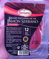 Mängden socker i Quart Prétranché de Jamón Serrano