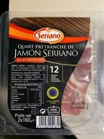 Mängden socker i Jambon serrano