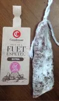 Mängden socker i Fuet espetec extra pack 2 reducido en sal