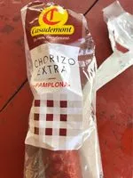 Mängden socker i Chorizo Extra Pamplona Casademont