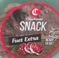 Mängden socker i Snack Fuet Extra