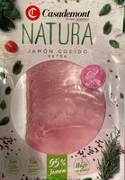 Mängden socker i Natura Jamón Cocido Extra