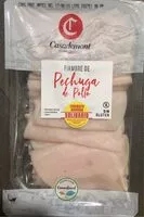 Mängden socker i Pechuga pollo