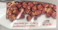 Mängden socker i Chocolates con leche y avellanas exrafino