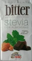 Mängden socker i Chocolate bitter stevia con almendras