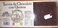 Mängden socker i Turrón de chocolate con quinoa ecológico