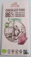 Mängden socker i Chocolate puro 86% organic República Dominicana