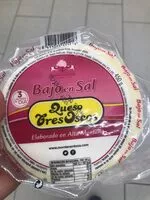 Mängden socker i queso tres oscos bajo en sal
