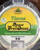 Mängden socker i Queso tres oscos