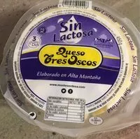Mängden socker i Queso tres oscos sin lactosa