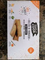 Mängden socker i Rollitos de primavera con verduras