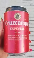 Mängden socker i Cerveza Cruzcampo especial