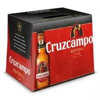 Mängden socker i Cerveza Cruzcampo Especial 12x25cl