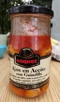 Mängden socker i Ajos en Aceite con Guindilla