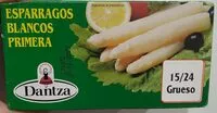Mängden socker i Dantza Espárragos Blancos