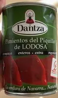 Mängden socker i Pimientos del piquillo de LODOSA