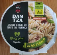 Mängden socker i Ensalada de fusilli con tomate seco y albahaca