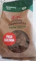 Mängden socker i Pasas sultanas