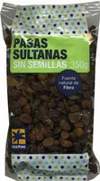 Mängden socker i Pasas sultanas sin semillas