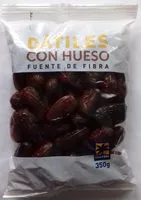 Mängden socker i Dátiles con hueso