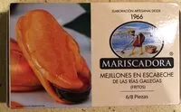 Mängden socker i Mejillones en escabeche de las rias gallegas