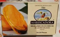 Mängden socker i Mejillones en escabeche