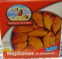 Mängden socker i Mejillones en escabeche