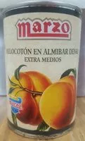Mängden socker i Melocotón en almíbar denso extra medios