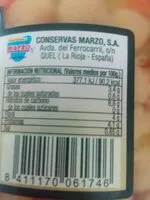 Mängden socker i Garbanzos cocinados con verduras