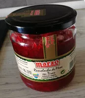 Mängden socker i Remolacha de Mesa en tiras