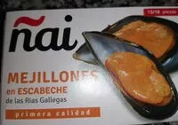 Mängden socker i Mejillones en escabeche