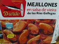 Mängden socker i Mejillones en salsa de vieira