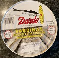 Mängden socker i Sardinas en aceite de girasol