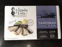 Mängden socker i Sardinas en aceite de oliva