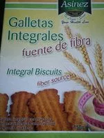 Mängden socker i Galletas Rizada Integral Fruct