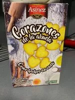 Mängden socker i Corazones de la abuela