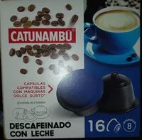 Mängden socker i Cápsulas catunambu