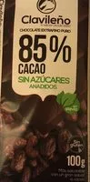 Mängden socker i Cacao 85