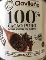 Mängden socker i Cacao puro 100%