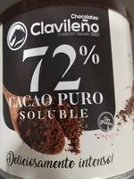 Mängden socker i Preparado alimenticio 72% cacao