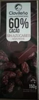 Mängden socker i Chocolate Extrafino Negro 60% Cacao