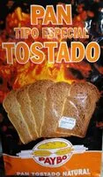 Mängden socker i Pan tipo especial tostado