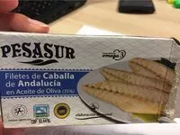 Mängden socker i Filetes de caballa en aceite de oliva