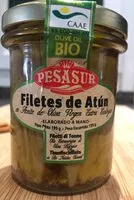 Mängden socker i Filetes atun