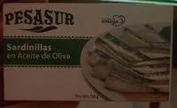 Mängden socker i Sardinillas en aceite de oliva