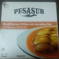 Mängden socker i Mejillones fritos en escabeche