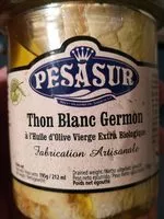 Mängden socker i Thon blanc germon