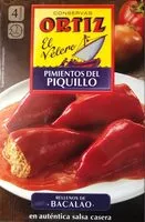 Mängden socker i Pimientos del piquillo