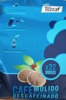 Mängden socker i Café descafeinado