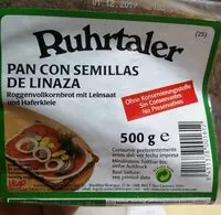 Mängden socker i Pan con semillas de linaza
